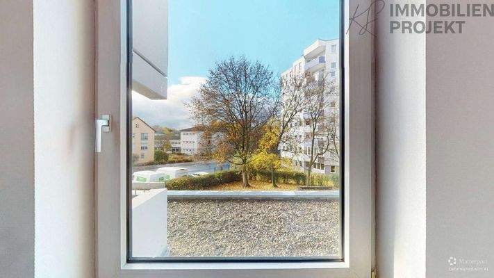 Blick aus dem Fenster