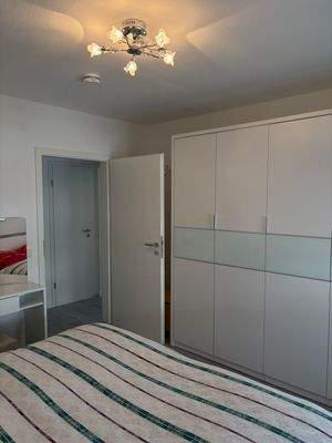 Ankleide im Schlafzimmer