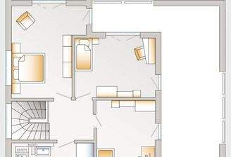 Grundriss Obergeschoss variabel