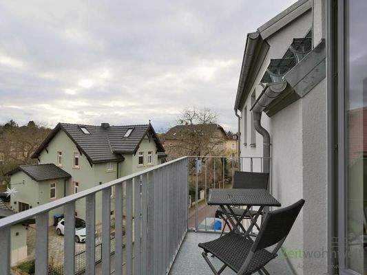 Februarblick vom Balkon