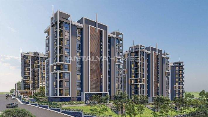 Apartments in a Complex with Rich Social Amenities in Alanya