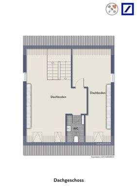 Grundriss Spitzboden