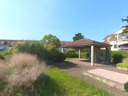 Grünanlage mit Freisitz, Wohnpark Sandacker