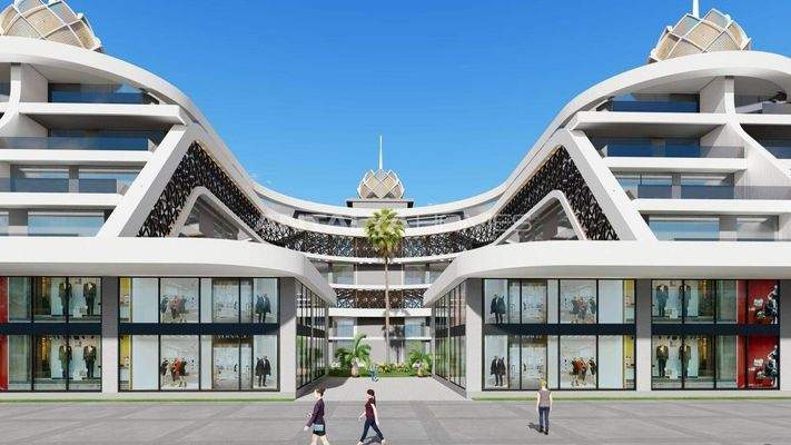 Commercial Properties on a Busy Road in Alanya