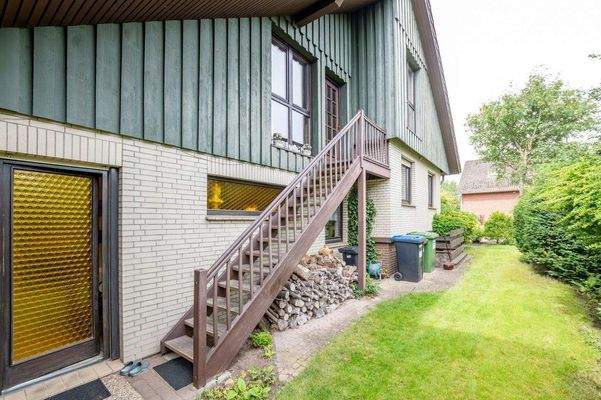 Aufgang ins Dachgeschoß