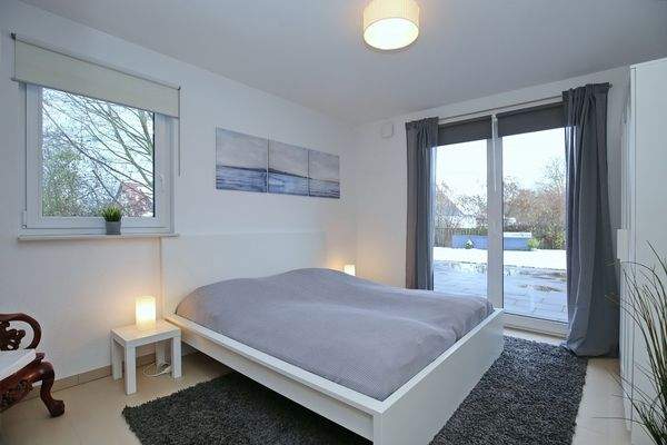 1. Schlafzimmer in der Ferienwohnung