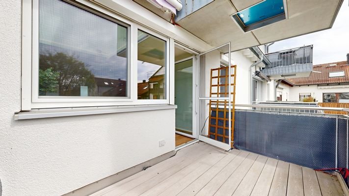 Balkon groß