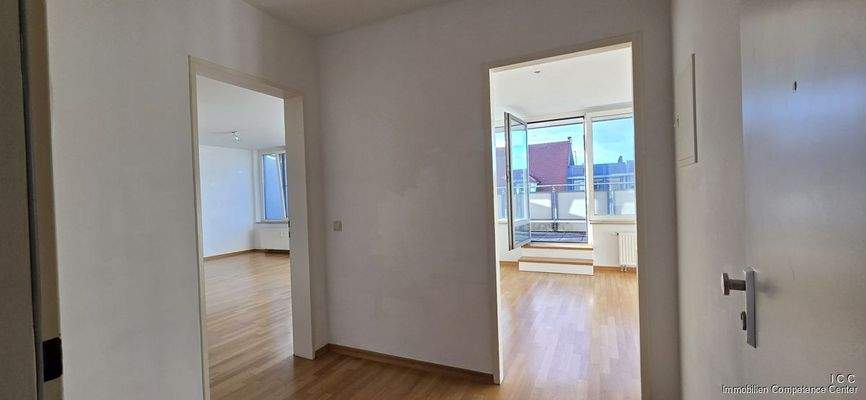 Blick von der PenthouseWohnung auf Dresden