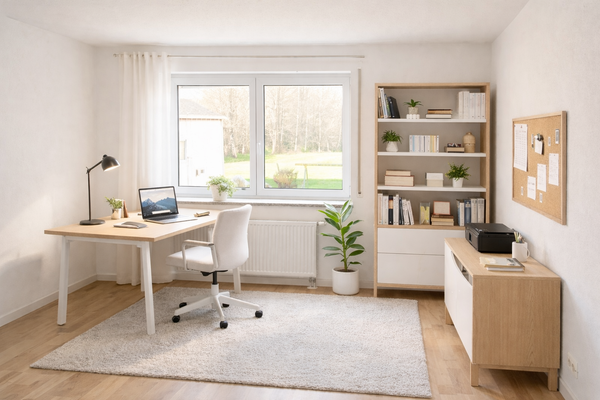 Gäste-Zimmer  mit KI generierten Dekoration / Einrichtung 