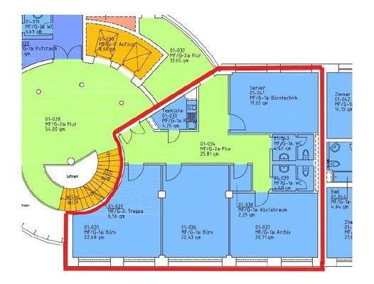 1. OG, Grundriss - ca. 143 m²