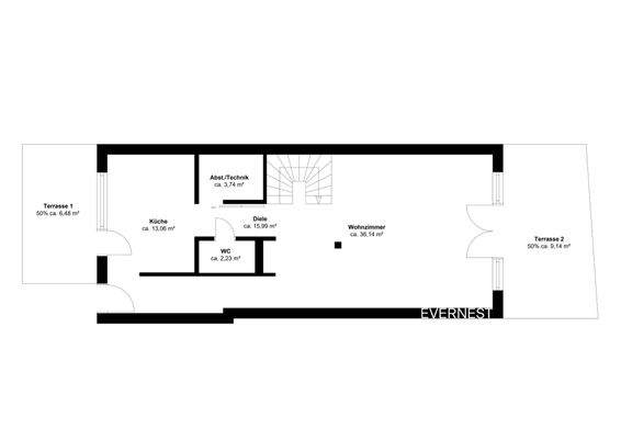 Beispiel für Neubau 2 EG