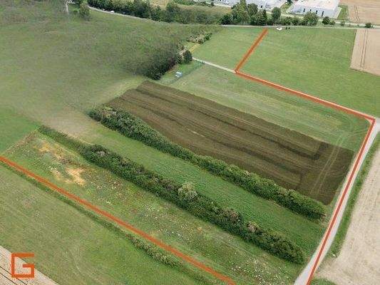 Baugebiet eingezeichnet