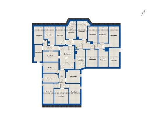 Grundriss Ausbauplanung DG 