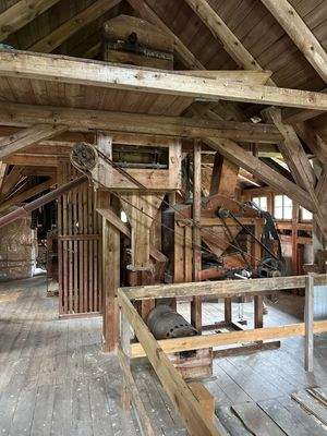 die historische Mühle