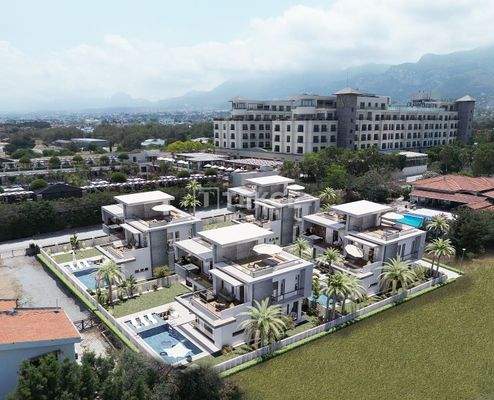 Detached Villas with Pools Near the Beach in Ozanköy Girne