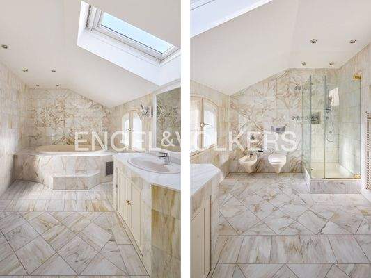 Badezimmer en Suite im 1. OG