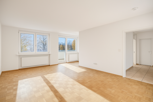 Wohnbereich mit angrenzender Essecke.