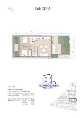 Kreta, Maleme: Neubau - Apartment in Komplex mit erdiger Ästhetik zu verkaufen
