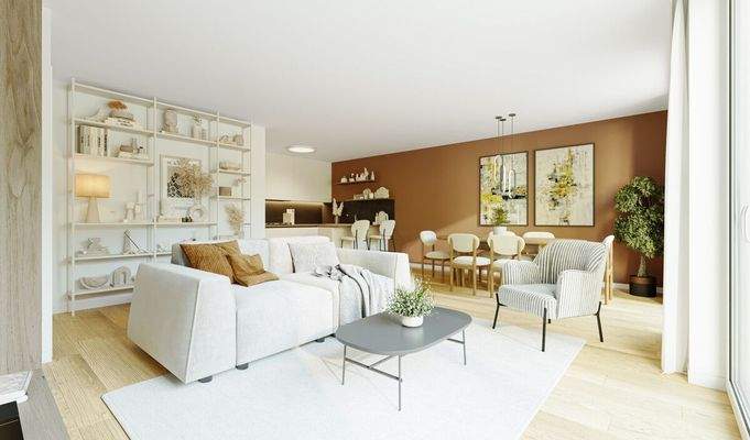 Visualisierung Wohnzimmer