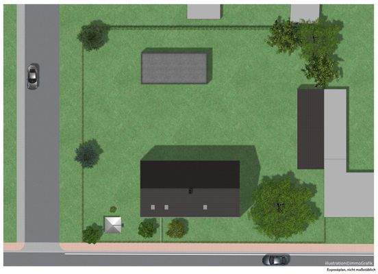 Lageplan des Grundstücks