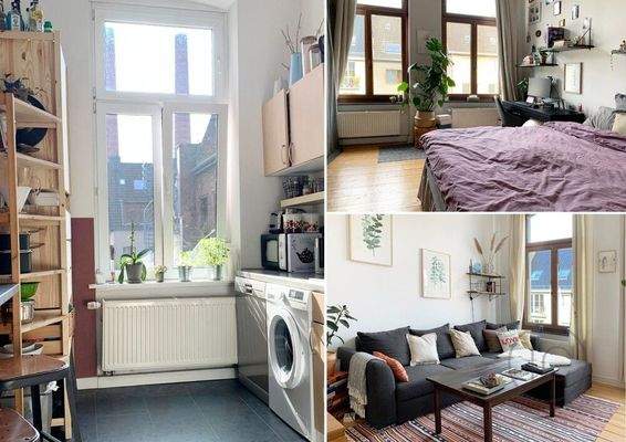 3. OG Vorderhaus - Wohnen - Schlafen -Küche  