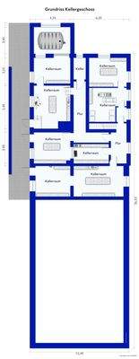Grundriss Kellerbereich 