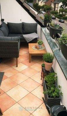 Balkon auf der Sonnenseite