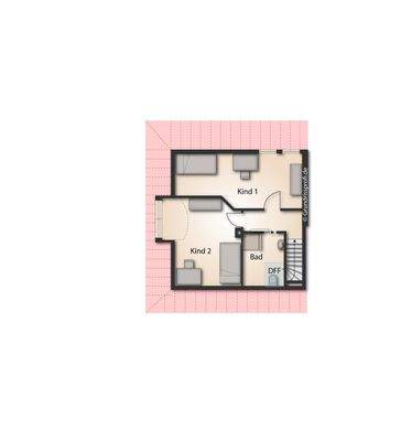 Grundriss DG möbliert