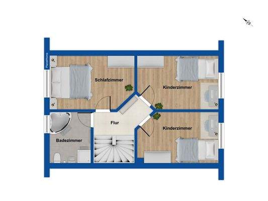 Grundriss Obergeschoss