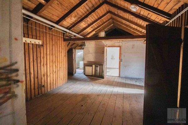 Rechter Eingang - DG als Abstellfläche