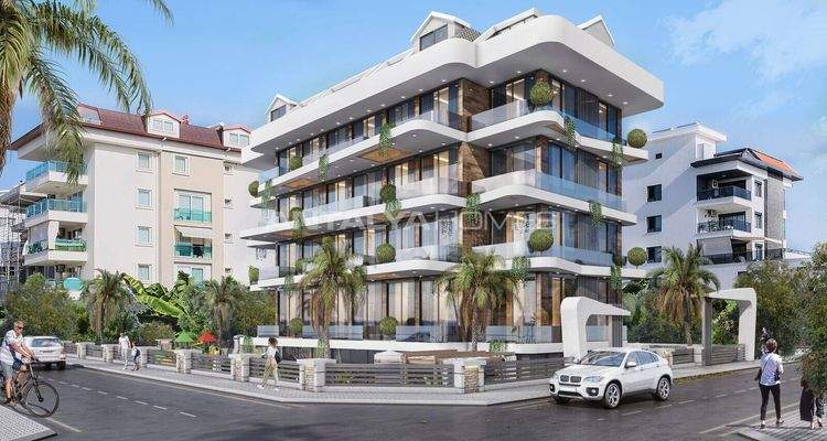 Modern Flats in Kestel Alanya, 200 m from the Beach