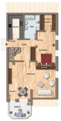 Grundriss 1 Ebene