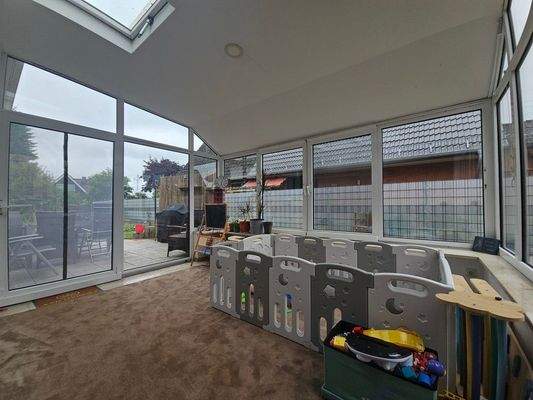 Wintergarten mit Fußbodenheizung