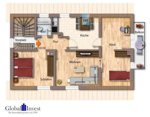 Grundriss Dachgeschoss