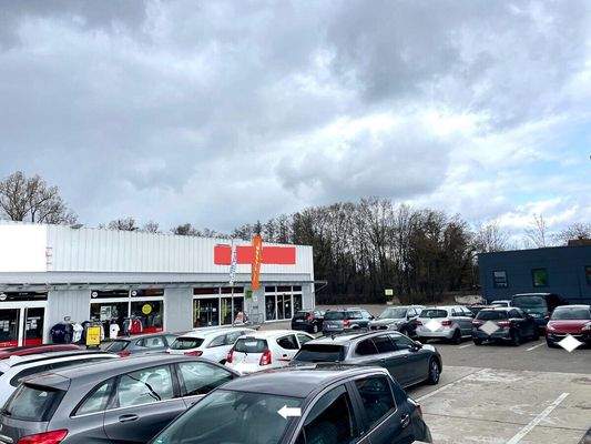 Parkplätze direkt vor der Tür