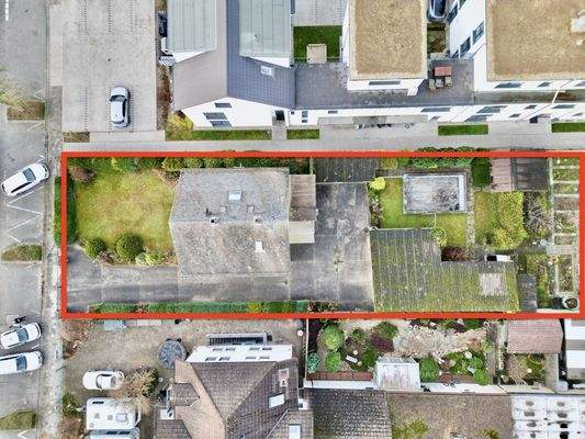 Grundstück von oben