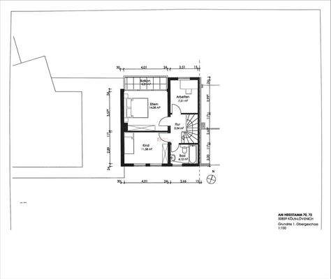 Grundriss 1. OG Am Heidstamm 70