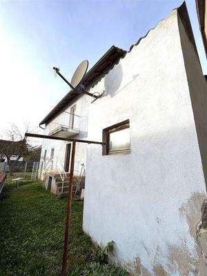 Haus Ansicht von Westen, Hintereingang