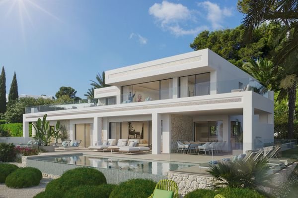 Modernisierte Villa mit Pool und Meerblick in Sol de Mallorca