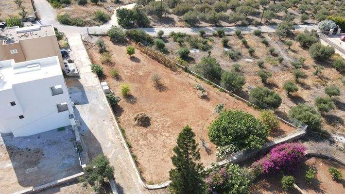 Kreta - Baugrundstück mit Baugenehmigung und Meerblick in Sisi zu verkaufen