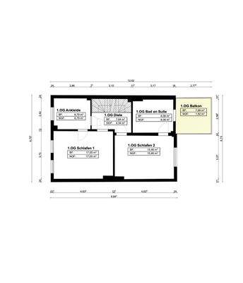 S&P | Grundriss 1. Obergeschoss