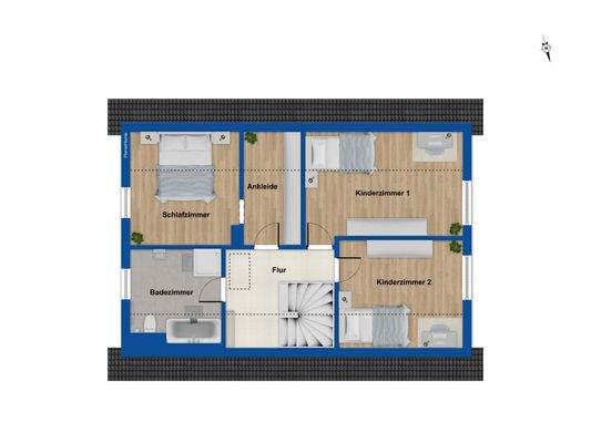 Grundriss Dachgeschoss