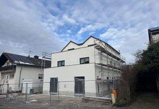 Straßenansicht Rohbau