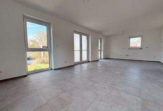 Impression Wohn-/Essbereich mit offener Küche