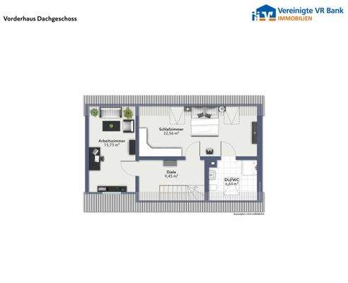 Vorderhaus Dachgeschoss