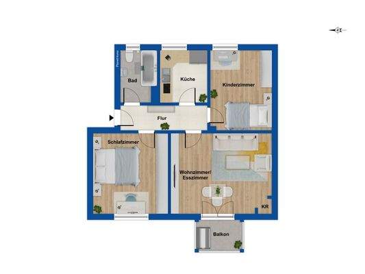 Grundriss - 2. Obergeschoss