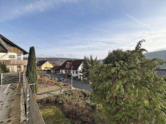 Balkon im Erdgeschoss