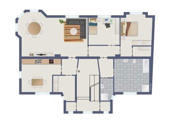 Whg. 2 (frei und sanierungsbedürftig)