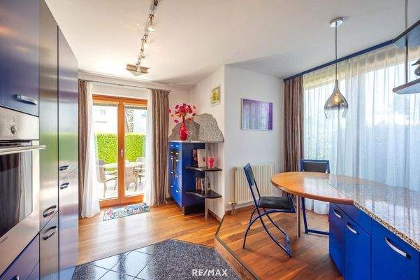 Ausgang aus der Küche in den Garten