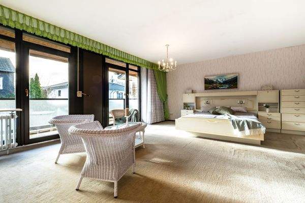 Schlafzimmer mit Teilungsoption